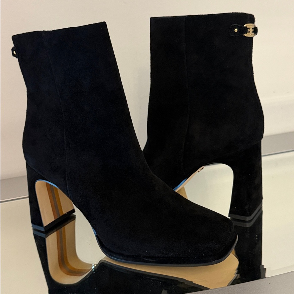 SAM EDELMAN Irie Black Suede Boots Women’s size 9 - Picture 16 of 16